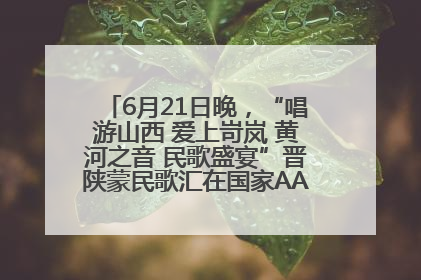 6月21日晚，“唱游山西 爱上岢岚 黄河之音 民歌盛宴”晋陕蒙民歌汇在国家AAA级景区——岢岚宋长城精彩上演