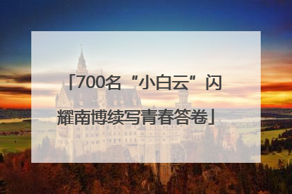 700名“小白云”闪耀南博续写青春答卷
