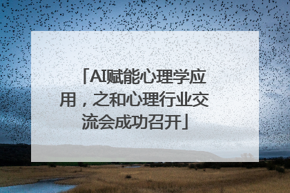 AI赋能心理学应用，之和心理行业交流会成功召开